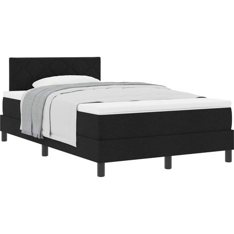 Maison Exclusive - Boxspringbett mit Kissen Schwarz 120 x 200 cm
