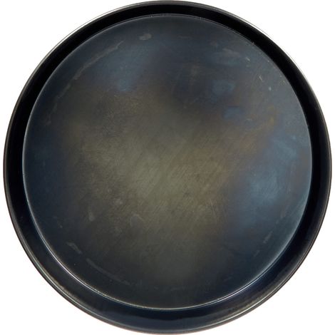 Pentole Agnelli COFE43B28 - Tortiera Tonda In Lamiera Blu Per Pizze , Nero, 28 x 28 x 2.5 cm, 1 Pezzo (1/4)