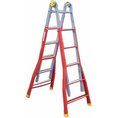 ESCALERA TELESCOPICA ACERO