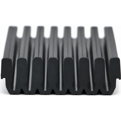 Passe-câble étanche de toit pour 7 câbles solaires 4-6 mm² en TPR noir 320 12x7x2,3 cm 1 pièce 60 g – Livraison gratuite