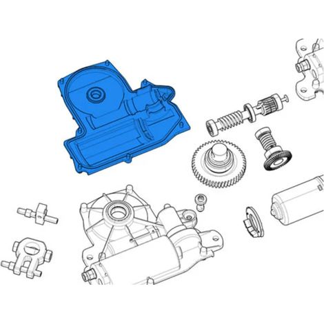 came pièce détachée caisse inférieure frog-j 119ria074 (1/3)