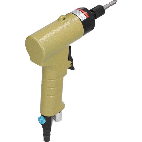 Tournevis pneumatique portatif 1/4in 10000tr/min, kit outil à air comprimé KP‑805PN, clé à chocs manuelle légère pour atelier (1/5)