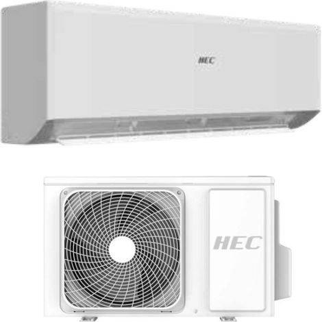 Climatiseur Monosplit Hec By Haier Optima 9000 Btu As09rcshra+1u09rcbfra Wi-fi Inverter R-32 Classe A+++