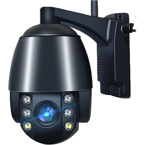 Caméra de sécurité à domicile Caméra de sécurité 4G 5MP vidéosurveillance sans fil CCTV caméra IP WiFi 5X Zoom P2P couleur Vision nocturne 360 ° visualisation Meta ( Color : Upgrade , Size : 5MP WiF (1/5)
