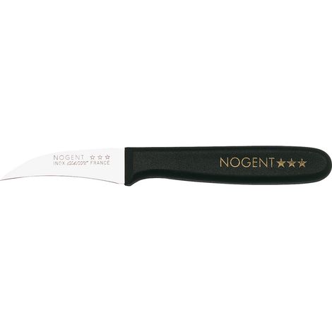 Nogent - Couteau d'office 6 cm lame serpette Classic noir