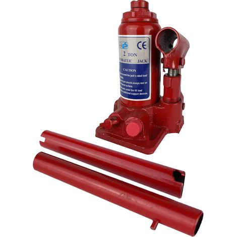 Cric auto crick sollevatore idraulico martinetto a bottiglia 2000 kg 2 T TON (1/5)