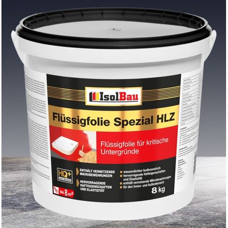 IsolBau Film liquide HLZ pour supports critiques Flüssigfolie Spezial HLZ 8 kg (1/4)