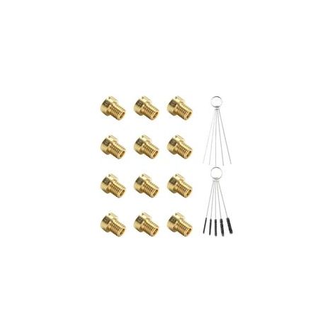 12 Pièces Gicleur Carburateur 5mm Jet Principal de Carburateur Kit de Gicleur Principal de Carburateur 45 48 50 52 55 58 60 62 65 68 70 72 Remplacement Pour Carburateur (1/4)