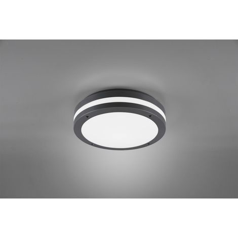 Plafoniera Da Esterno Kendal Led IP54 Antracite Ø30 cm Trio Lighting (1/3)