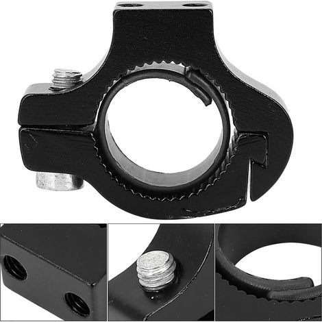 Porte-gourde vélo noir support bidon guidon fixations moto cyclisme (1/5)