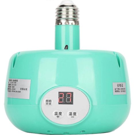 Lampe chauffante 220 V pour animaux de compagnie, culot E27, idéale pour l'élevage de volailles, de porcelets, de poulets et de canards. Convient également pour les poulaillers. (1/4)