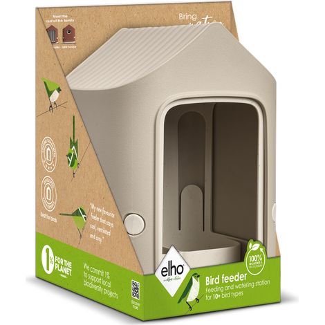 Elho Cosy Bird Feeder 18 Beige fungo  Varie forme (1/2)