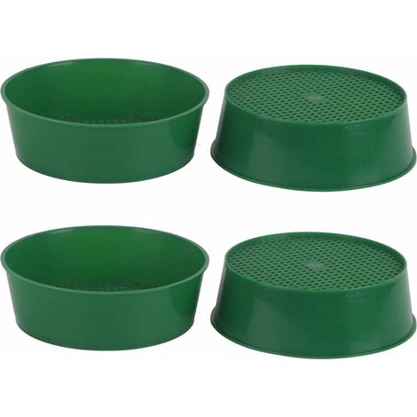 4 pièces Tamis de Jardin en Plastique pour Filtrage Sable et Pierres Plantes Succulentes (1/5)