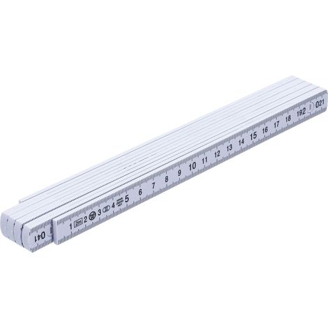 Gliedermaßstab 10 Glieder 2 m (1/4)