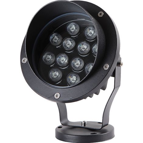 18-W-LED-Einbaustrahler, wasserdicht, für Baum- und Landschaftsbeleuchtung, RGB-Farbwechsel – Lichtkreis, Fernbedienung, IP65, dynamische Lichteffekte, für Partys und Dekoration