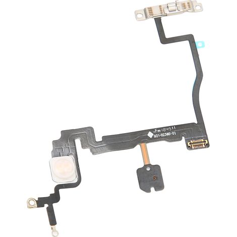 Câble flexible de bouton d'alimentation avec support métallique pour iPhone 11 Pro, remplacement de câble de commutateur et de veille (1/5)