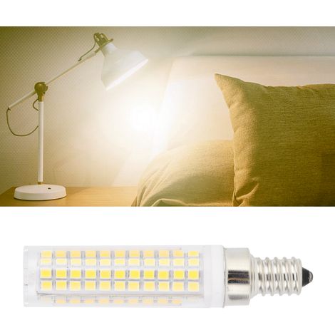E12 LED-Lampe, Maiskolbenform, 1200 lm, 136 LEDs, dimmbar, für Kronleuchter, Decken- oder Wandleuchten, 110 V, warmweiß (1/5)