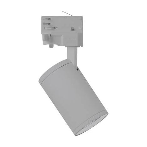 LAMPE POUR SYSTÈME DE RAIL À HAUTE TENSION MEGAMAN TRIPHASÉ GU10 8 W LED ARGENT MM78850