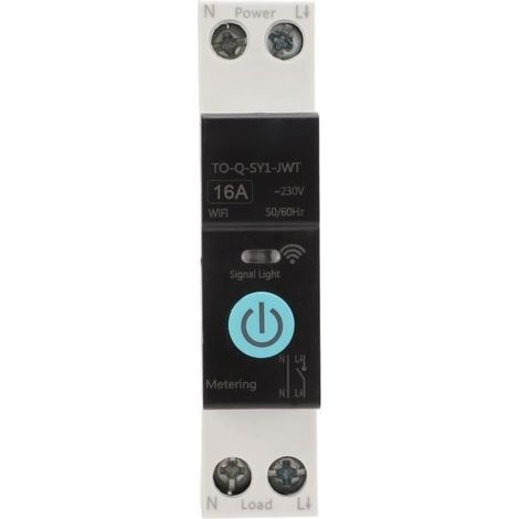 16A DIN Rail Circuit Breaker - Smart WIFI - Remote Control - Reliable Protection (1/4)