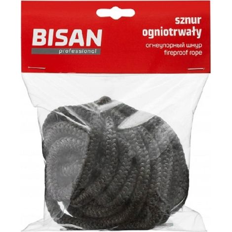 Cordón resistente al calor para sellar hornos y chimeneas. Longitud: 5 m.