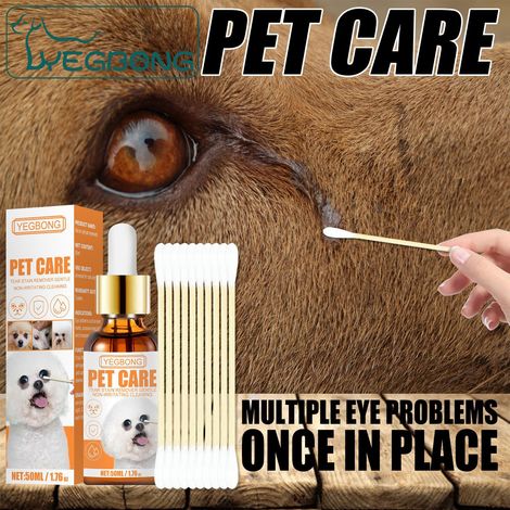 Lotion oculaire douce à base de plantes pour chats et chiens - 50 ml (1/5)