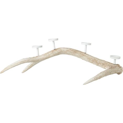 Chandelier Ramure 4 Têtes "Lior" 65cm Beige (1/4)