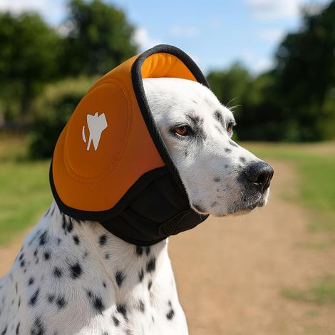 Cache-oreilles pour chien - Étanche - Accessoire de soulagement du stress pour chien - Pour le bain, le sommeil, la natation, les voyages, la suppression du bruit - Utilisation intérieure et (1/2)