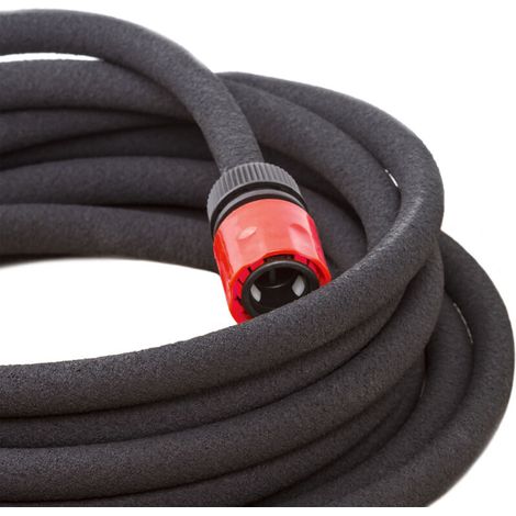 Wiltec – Tuyau d’arrosage micro-poreux 30 m – Irrigation goutte à goutte – Diffusion uniforme – Compatible avec systèmes d’arrosage (1/2)