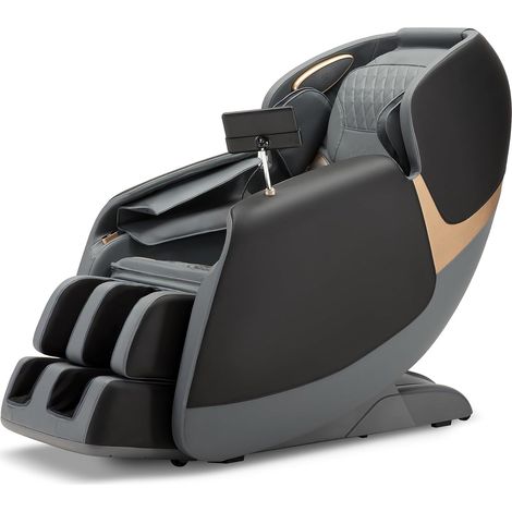 Fauteuil de Massage pour Tout Le Corps, Zero Gravity, Mains robotiques 3D avec Massage de la Colonne vertébrale Shiatsu, Haut-Parleur Bluetooth, Chauffage du Dos (1/5)