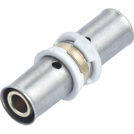 COMAP Manchons égaux pour tubes PER à sertir - Diamètre ⌀16x1,5 mm - Raccords PexPress - 7270030U