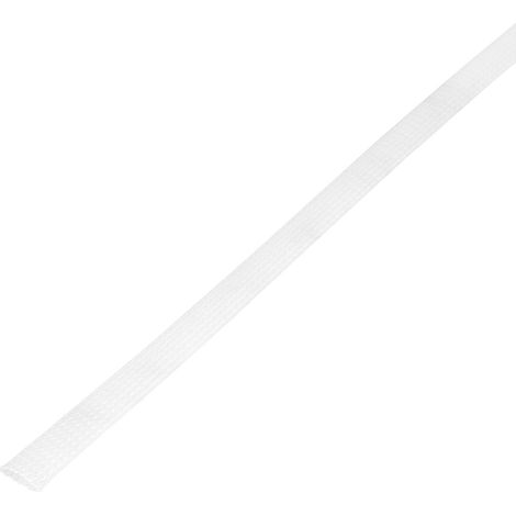 TRU COMPONENTS 1571655 CBBOX1221-WT Geflechtschlauch Weiß PET 12 bis 21 mm 10 m