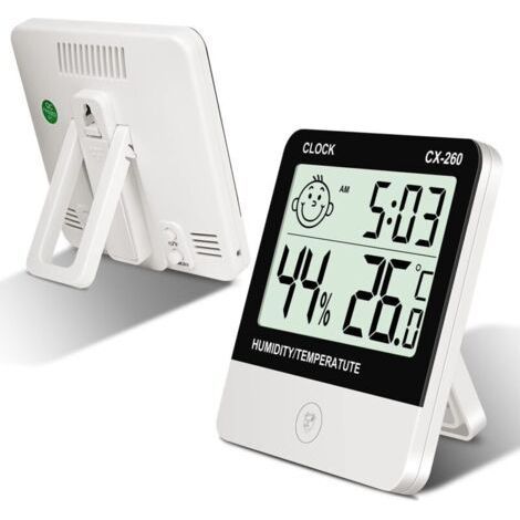 Indoor Thermometer, LCD High Precision Digital Hygrometer, Digital Indoor Hygrometer for Home Office Comfort Reptile Thermometer (1/5)