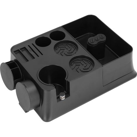 Boîte rangement café porte tamper station compacte 12 en 1 accessoires café ABS compatible 51 53 58mm établi bar maison (1/5)