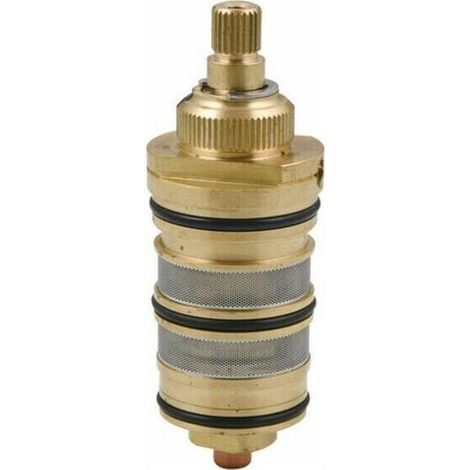 Thermostatische Duscharmatur aus Messing mit Kartusche und Griff für Duschmischer (1/4)
