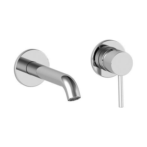 MISCELATORE LAVABO A MURO ALBA- Cromo- ARGO- pezzi 1 (1/2)