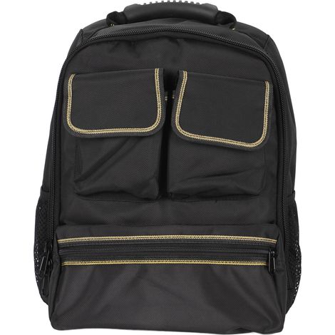Sac à dos outillage multifonction Oxford pour électricien, entretien et bricolage, sac à outils en toile robuste. (1/5)