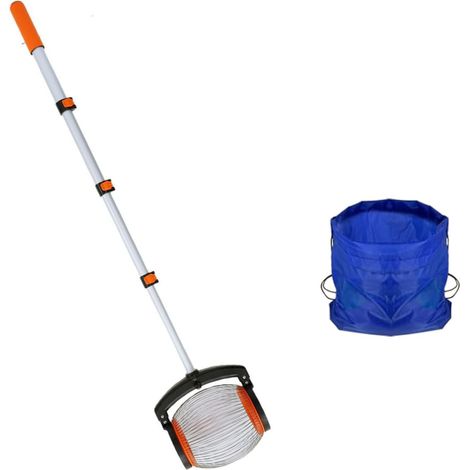 Multifunktionaler und leicht zu entleerender Auffangbehälter mit Walzen für Nüsse, Walnüsse und Kastanien von 3/4" bis 1,5". (1/5)