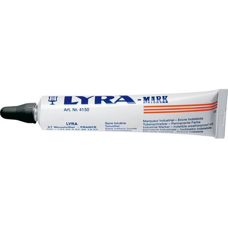 Marcador de bolígrafo negro de 50 ml. LYRA