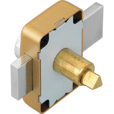 Verrou pompier à bouton 14mm triangle – Cylindre 40mm – Sécurité renforcée pour accès rapide – Installation facile et entretien réduit – Couillet