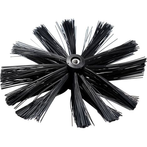 Pour Brosse de cheminée en nylon 100mm Avec filetage M8, outil de nettoyage de cheminée et sèche - cheveux - pour la maison, la cheminée, l'entretien de la cheminée et (1/5)