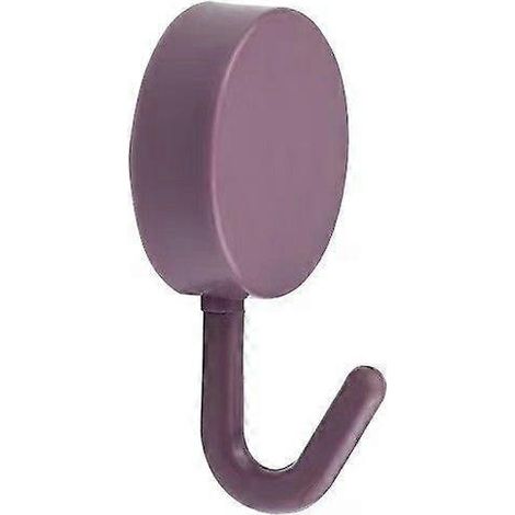 Crochets adhésifs couleur macaron, sans perçage, jolis crochets muraux, adaptés à une utilisation à la maison et dans la salle de bain, violets. (1/5)