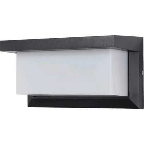 Murale LED Moderne 18W, Murale Extérieure en Aluminium Moulé Sous Pression, IP65 Étanche Carrée En Métal Cloison Lumières Mur Extérieur Luminaire s Murales Extérieures Pour P (1/5)