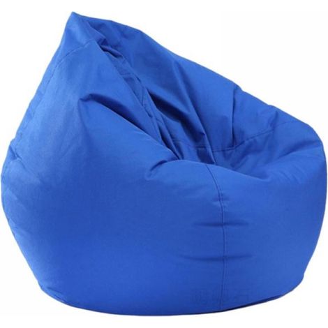 1 Housse de pouf, velours côtelé, fermeture éclair cachée, rangement peluches, salon chambre (1/5)