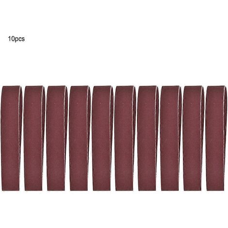 10 Stück 760x25mm Schleifband 30x1 Zoll Schleifband für Bandschleifer Körnung 240-1000 (600)
