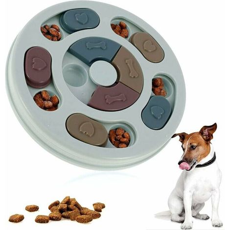 Mangeoire pour chien Puzzle, jouet Puzzle pour chien, bol de nourriture pour chien, puzzle antidérapant pour chien (1/4)