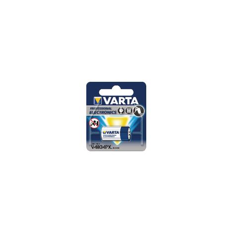 PILA VARTA ALKALINA V4034PX / 4LR44 6V (BLISTER 1 UNID)  Ø13x25,2mm