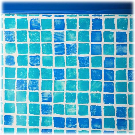 Piscina gre-pools mosaic 800x470x132 cm PVC resistente UV