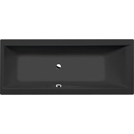 Baignoire rectangulaire CLEO 170x70x48cm, noir mat (1/4)