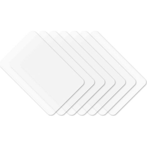 Lot de 8 sets de table transparents, lavables, anti-taches et résistants à la chaleur (1/5)
