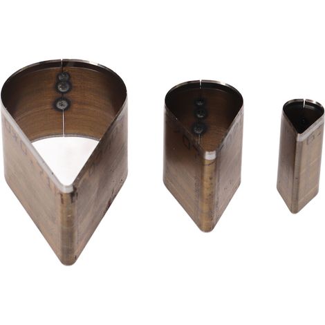 Kit d'outils de perforation du cuir à faire soi-même avec emporte-pièce en forme de goutte et outil pour créer des fleurs (1/5)